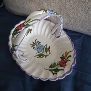 Numbered hand-painted basket from Portugal